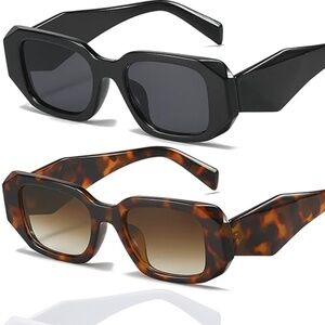 NWT - Set of Three Rectangle Sunglasses